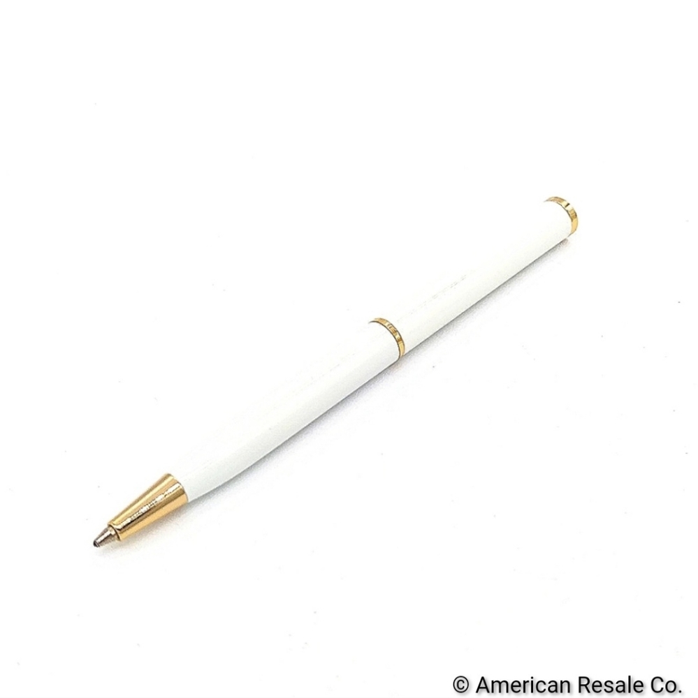 COACH Vintage White and Gold 4" Wallet Pen-EXTREMELY RARE! Authentic. - Picture 2 of 5